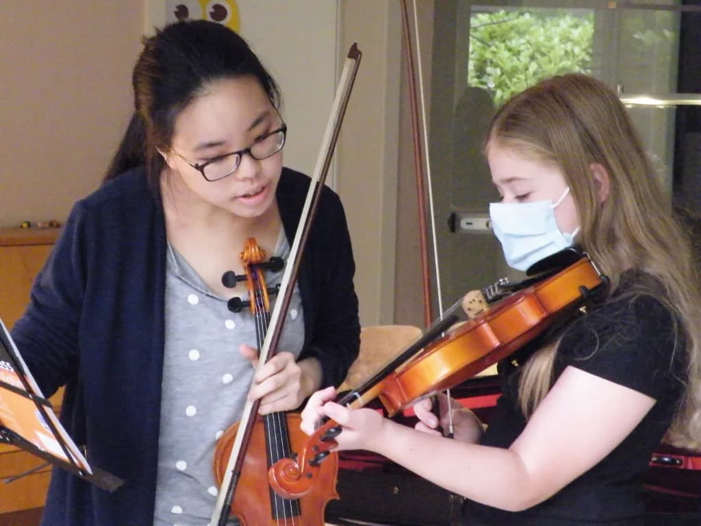 生徒とレッスン