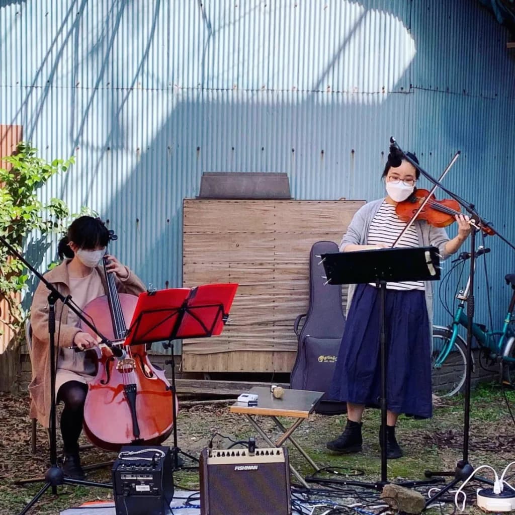 画廊カンヴァスでの演奏